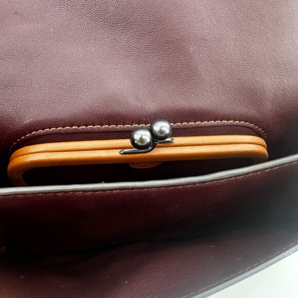 COACH Dinky with Crystal Tea Rose Crossbody Bag - Picture 7 of 9